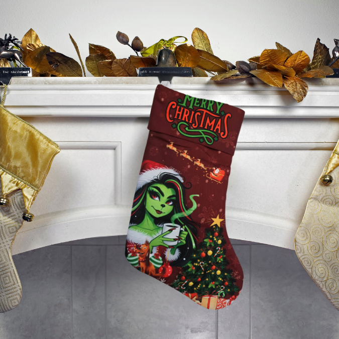Grinch Christmas Stocking