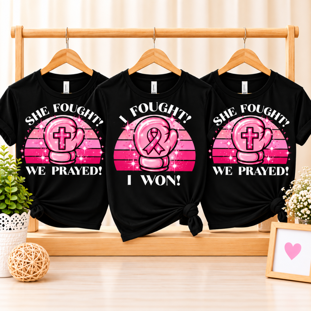 Breast Cancer Support Squad | 3 Shirt Set
