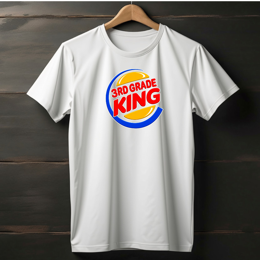 Grade King First Day of School Shirt | PreK–8th Grade