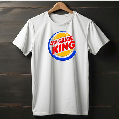 Grade King First Day of School Shirt | PreK–8th Grade