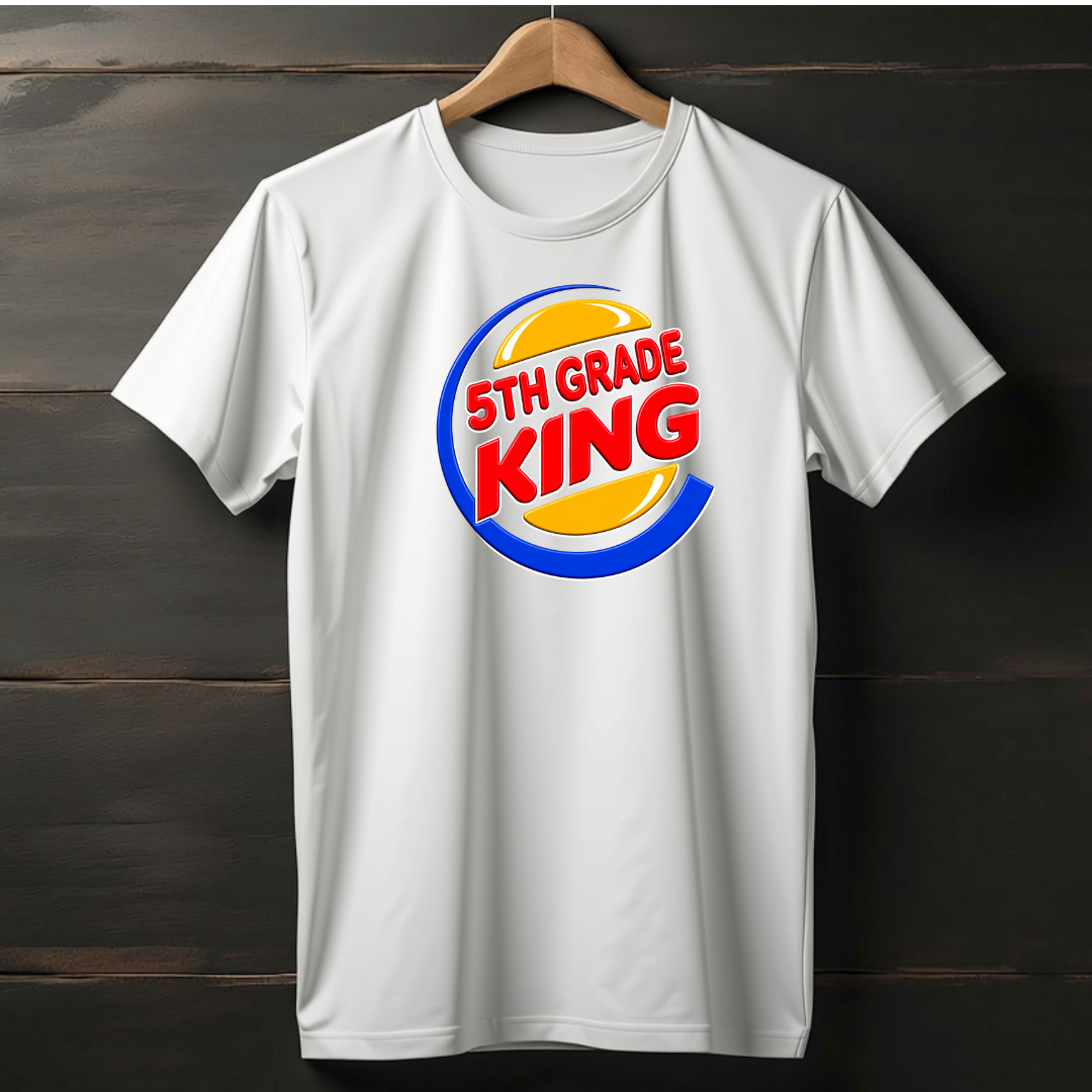 Grade King First Day of School Shirt | PreK–8th Grade