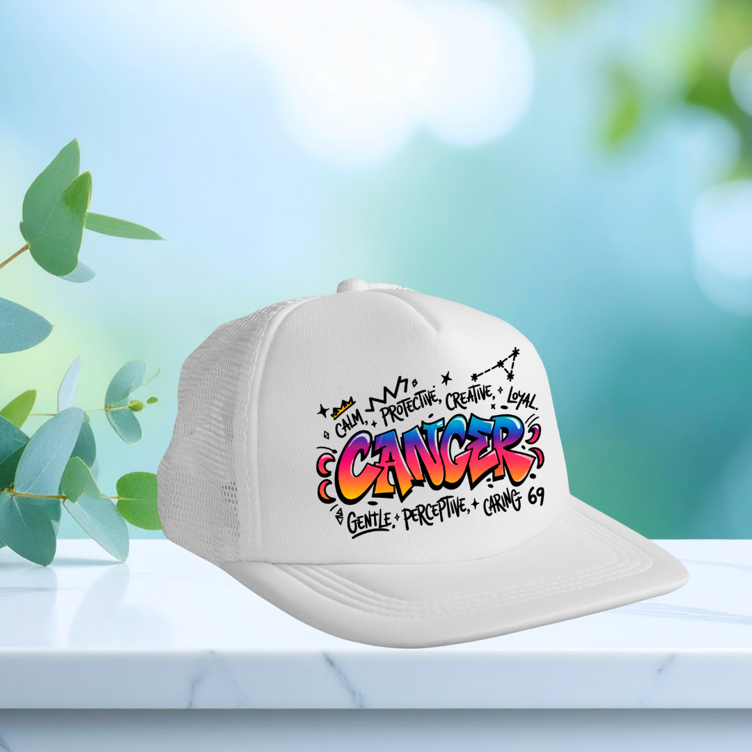 Cancer Zodiac Trucker Hat