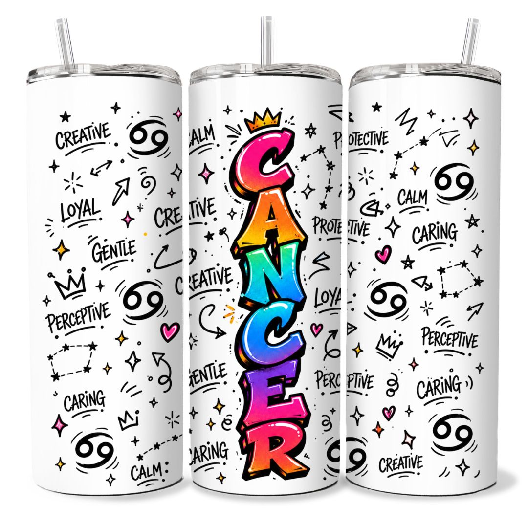 Cancer Zodiac Tumbler 20oz