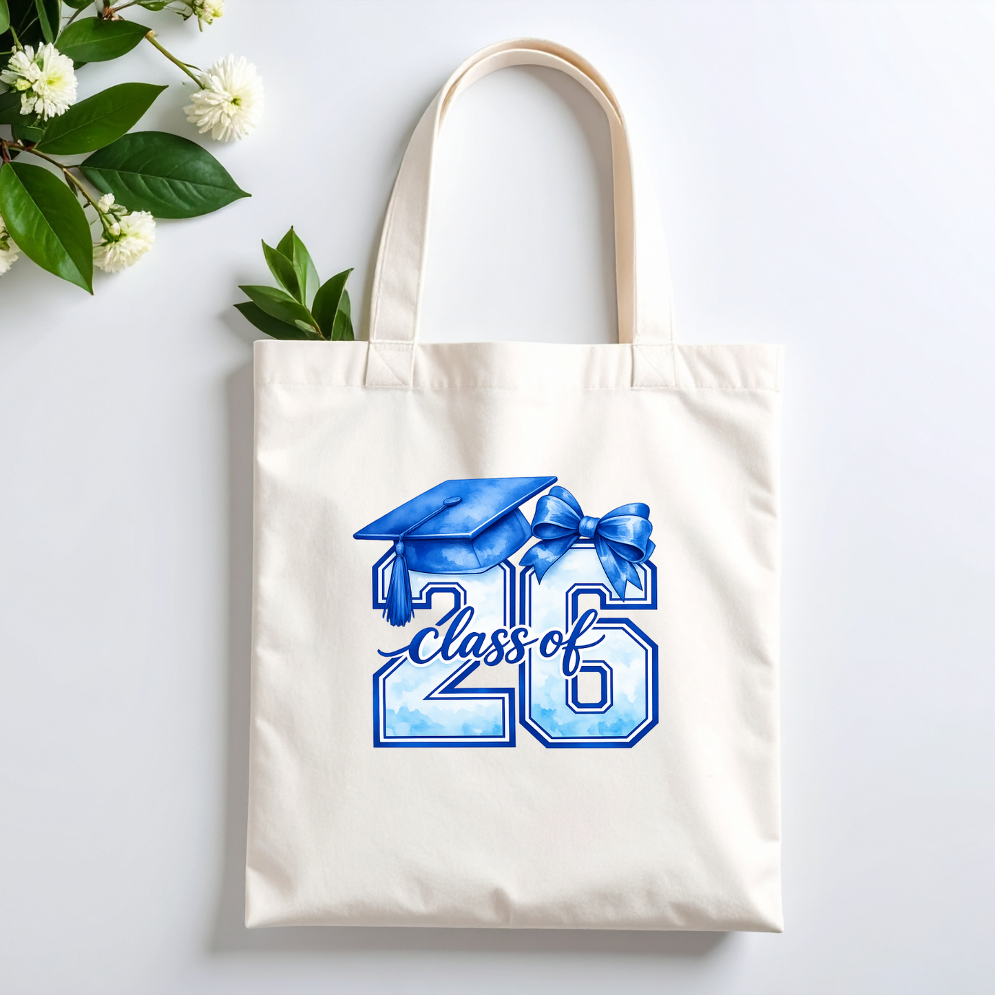Class of 2026 Graduation Tote Bag - Blue